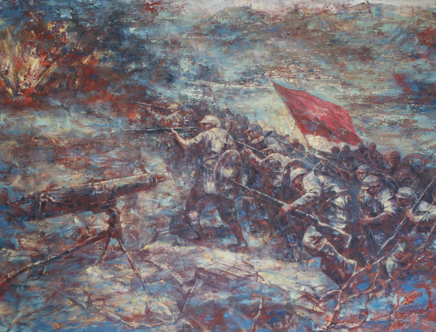纪念中国工农红军长征胜利80周年美术作品展览