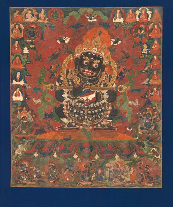 十五世纪西藏的玛哈嘎拉唐卡