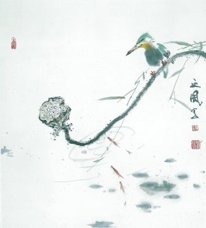 刘延风花鸟画展演绎古朴的诗意