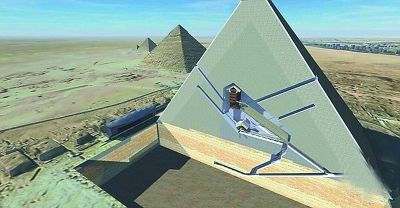 吉萨金字塔两个密室被发现 或揭晓神秘古埃及