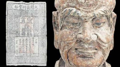 英媒：中国木雕中发现明朝纸币 估值超30万元