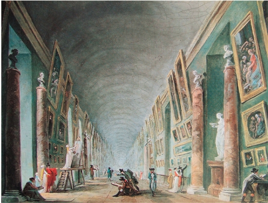 于贝尔·罗贝尔 卢浮宫大画廊 1801-1805年 卢浮宫藏品