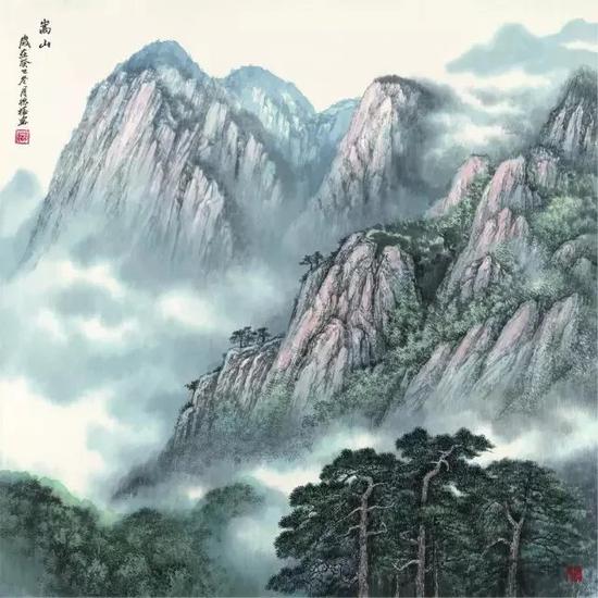 画家李德福和他的山水画