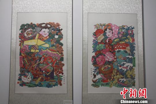 中国木版年画欲申世界非遗 十余派国家级传人签名