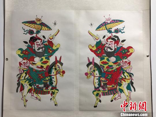 中国木版年画欲申世界非遗 十余派国家级传人签名