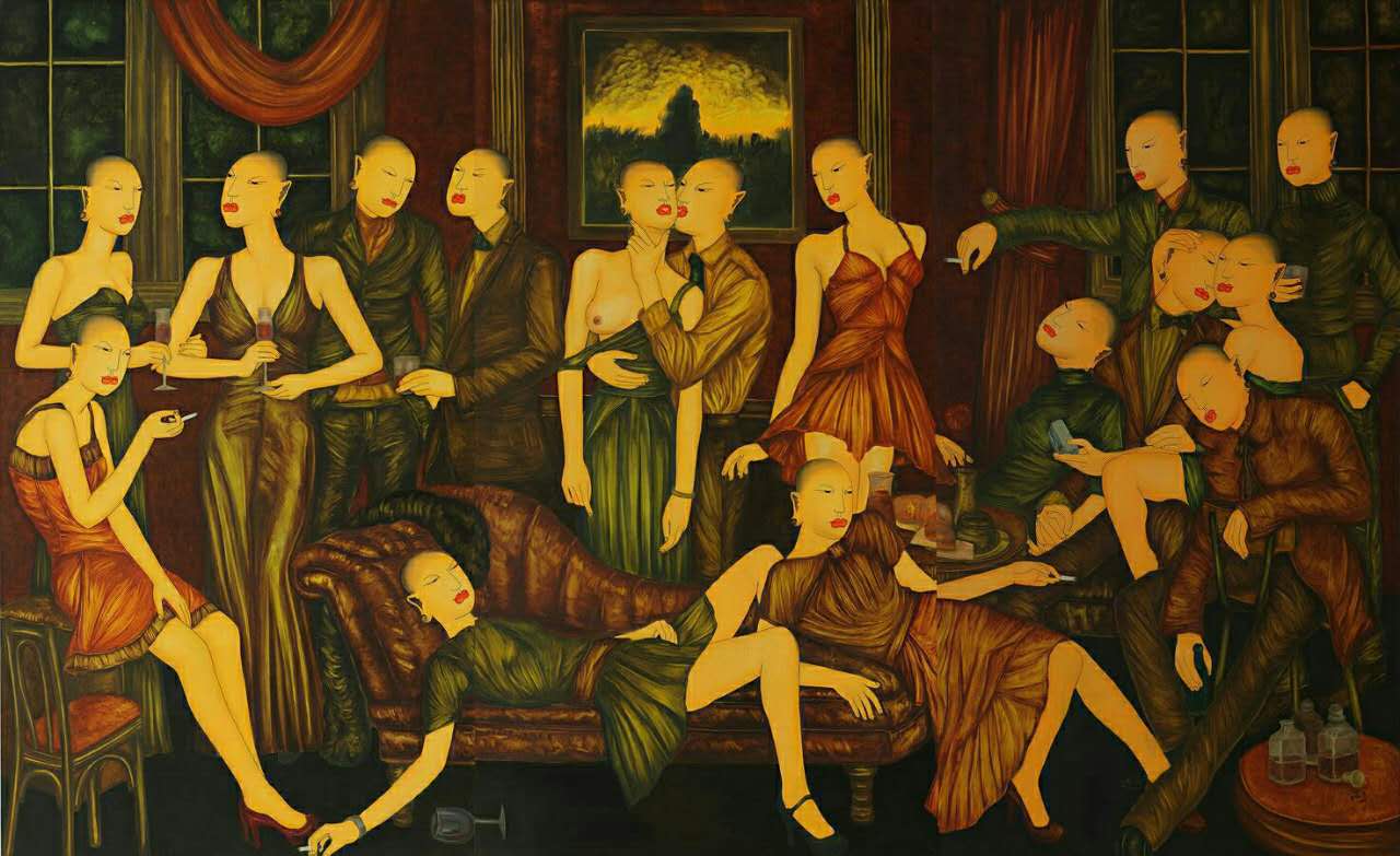 醉翁之意不在酒，450X280CM，2009