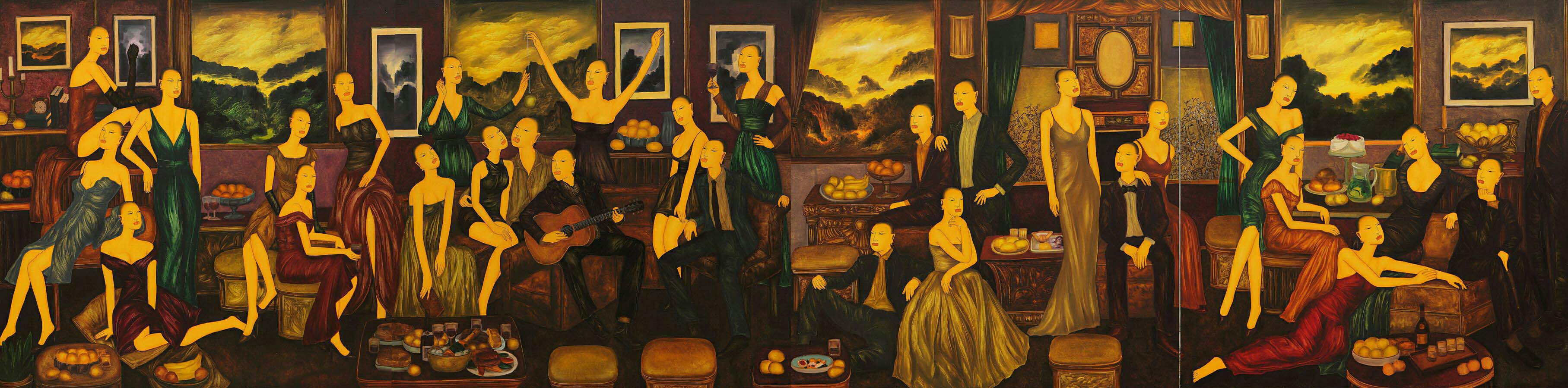 流金岁月,200X800CM,2013